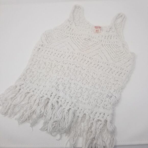 Mossimo Crocheted White Tank Top Size XSmall - Picture 2 of 6